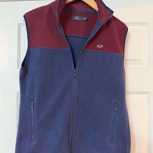 Vineyard Vines Kids Vest - Red and Blue